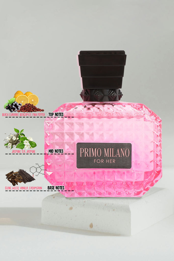 PRIMO MILANO SPRAY PERFUME EAU DE PARFUM FOR WOMEN - 100ML/3.4FL.OZ.