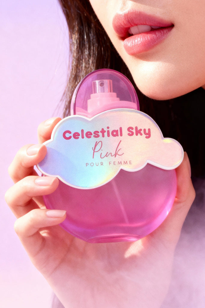 CELESTIAL SKY PINK SPRAY PERFUME EAU DE PARFUM FOR WOMEN - 80ML/2.7FL.OZ. - Riah Fashion