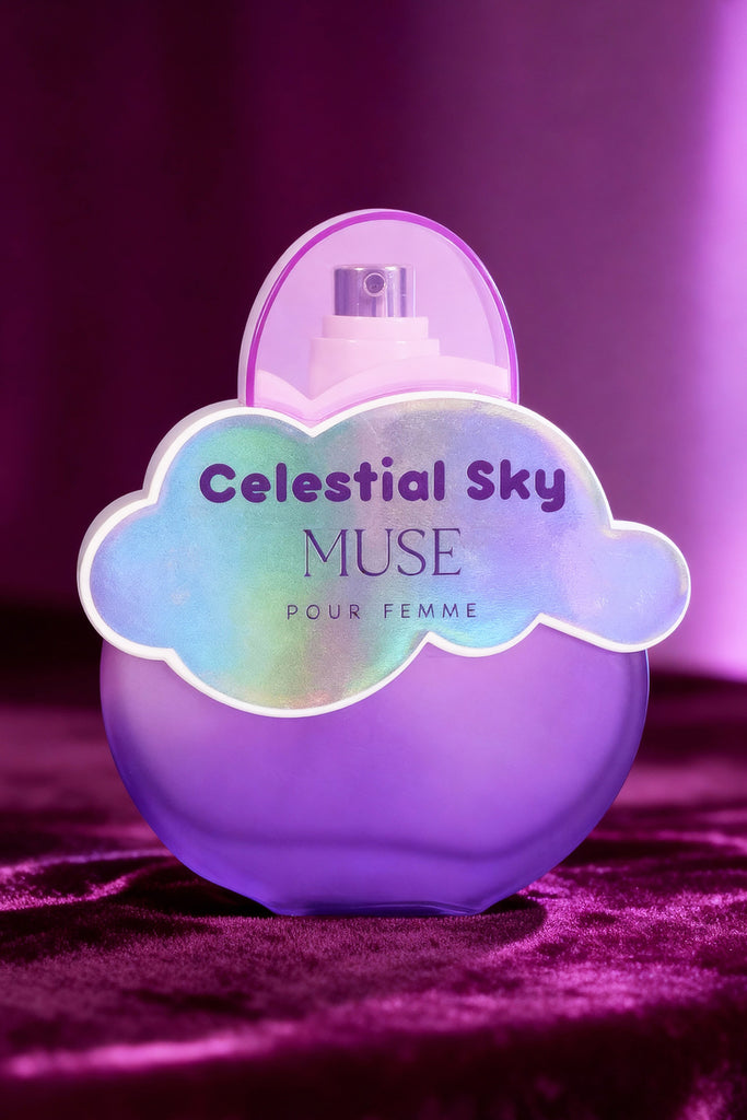 CELESTIAL SKY MUSE SPRAY PERFUME EAU DE PARFUM FOR WOMEN - 80ML/2.7FL.OZ. - Riah Fashion