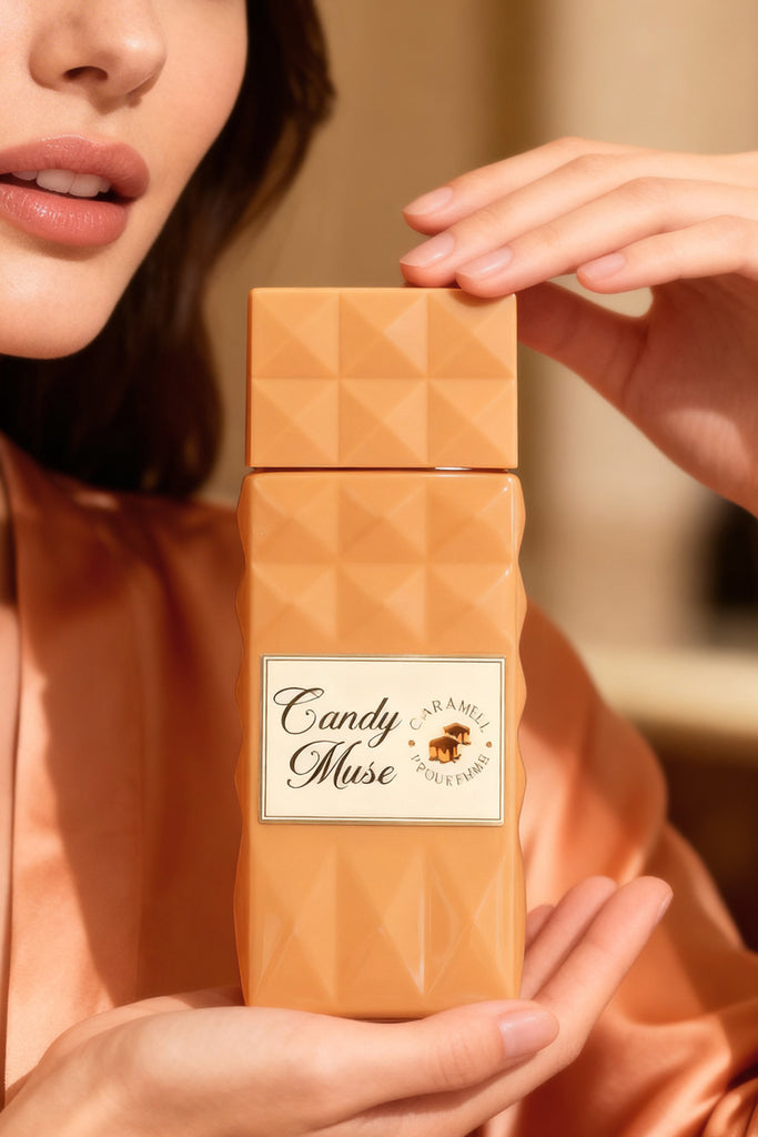 -MZ1510 - CANDY MUSE CARAMEL POUR FEMME SPRAY PERFUME EAU DE PARFUM FOR WOMEN - 100ML/3.4FL.OZ.
