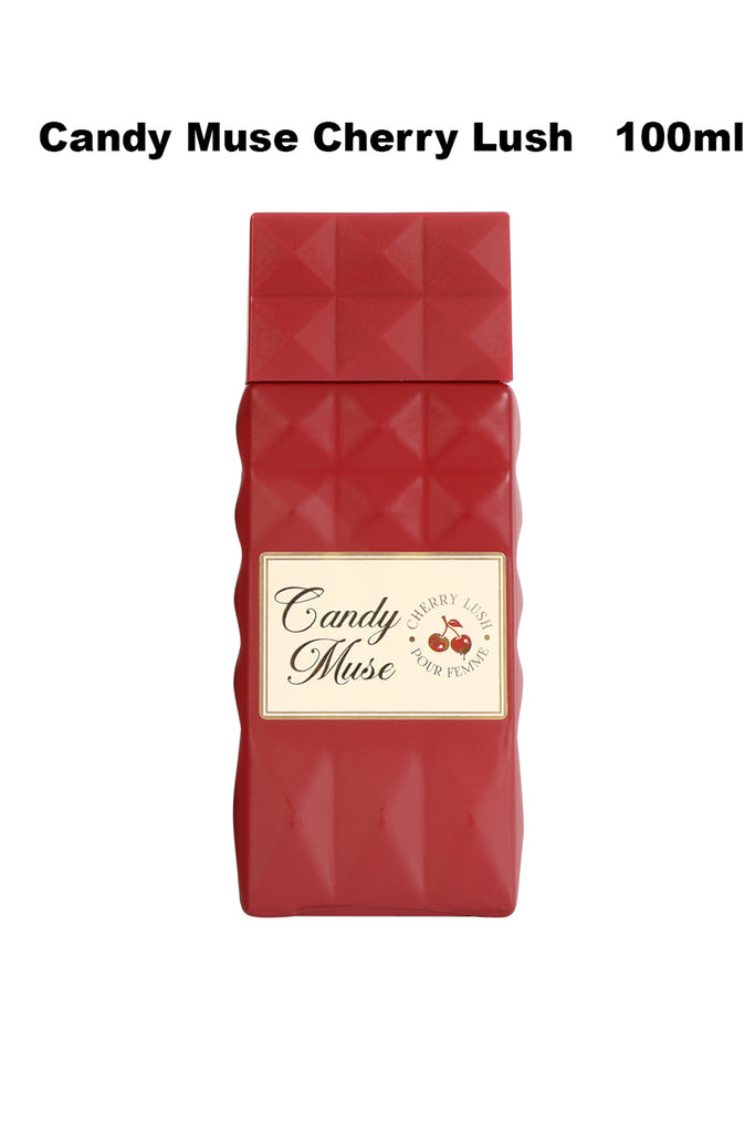 CANDY MUSE CHERRY LUSH POUR FEMME SPRAY PERFUME EAU DE PARFUM FOR WOMEN - 100ML/3.4FL.OZ.