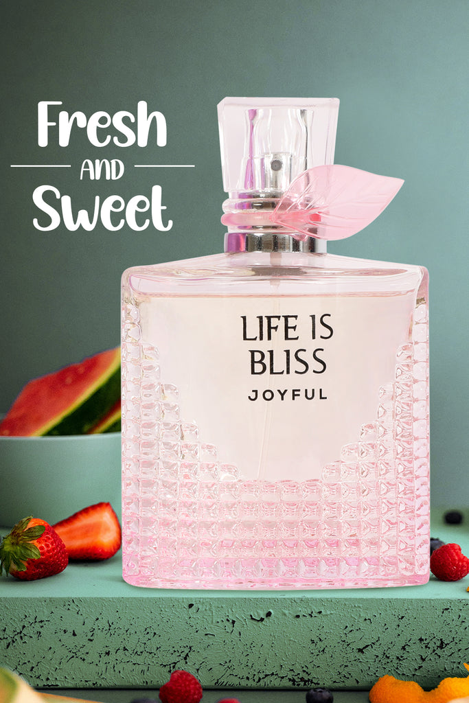 LIFE IS BLISS JOYFUL SPRAY PERFUME EAU DE PARFUM FOR WOMEN - 100ML/3.4FL.OZ. - Riah Fashion