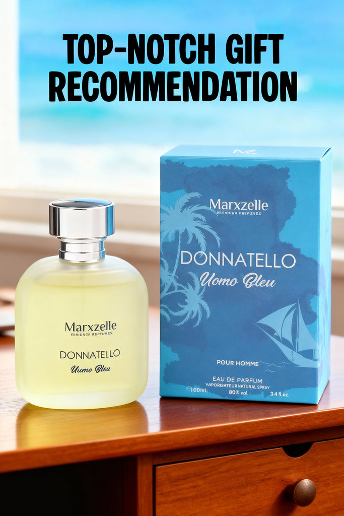 DONNATELLO UOMO BLEU SPRAY PERFUME EAU DE PARFUM FOR MEN - 100ML/3.4FL.OZ. - Riah Fashion