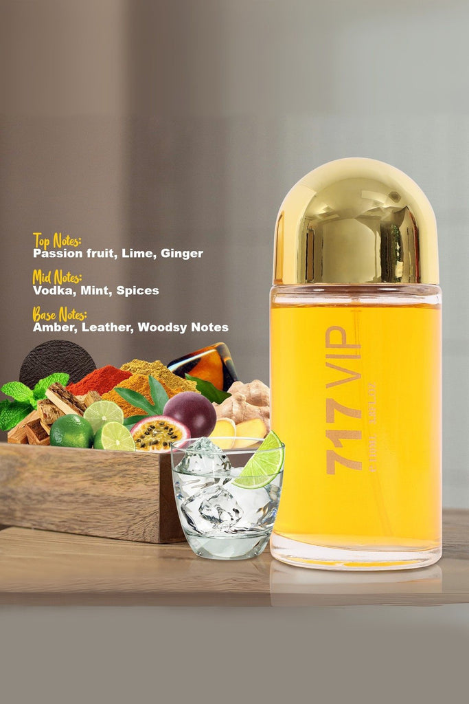 717 VIP SPRAY COLOGNE EAU DE PARFUM FOR MEN - 110ML/3.8 FL.OZ