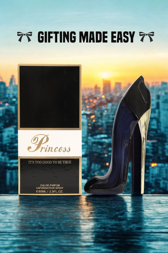 PRINCESS HIGH HEELS BLACK SPRAY PERFUME EAU DE PARFUM FOR WOMEN - 85ML/2.9 FL.OZ. - Riah Fashion