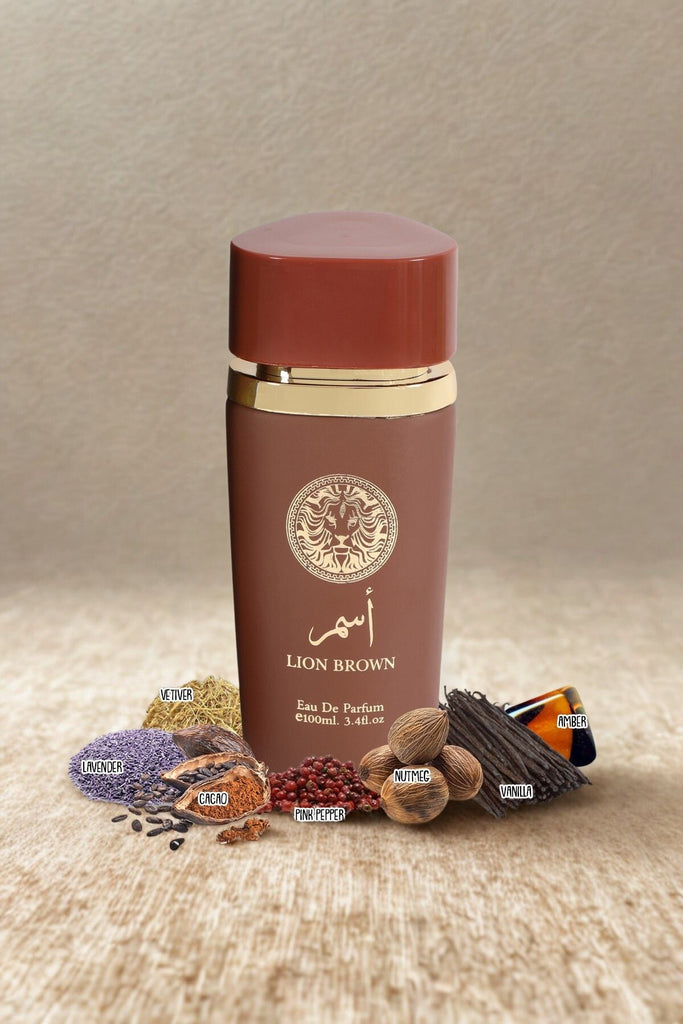 LION BROWN SPRAY PERFUME EAU DE PARFUM FOR MEN - 100ML/3.4FL.OZ. - Riah Fashion