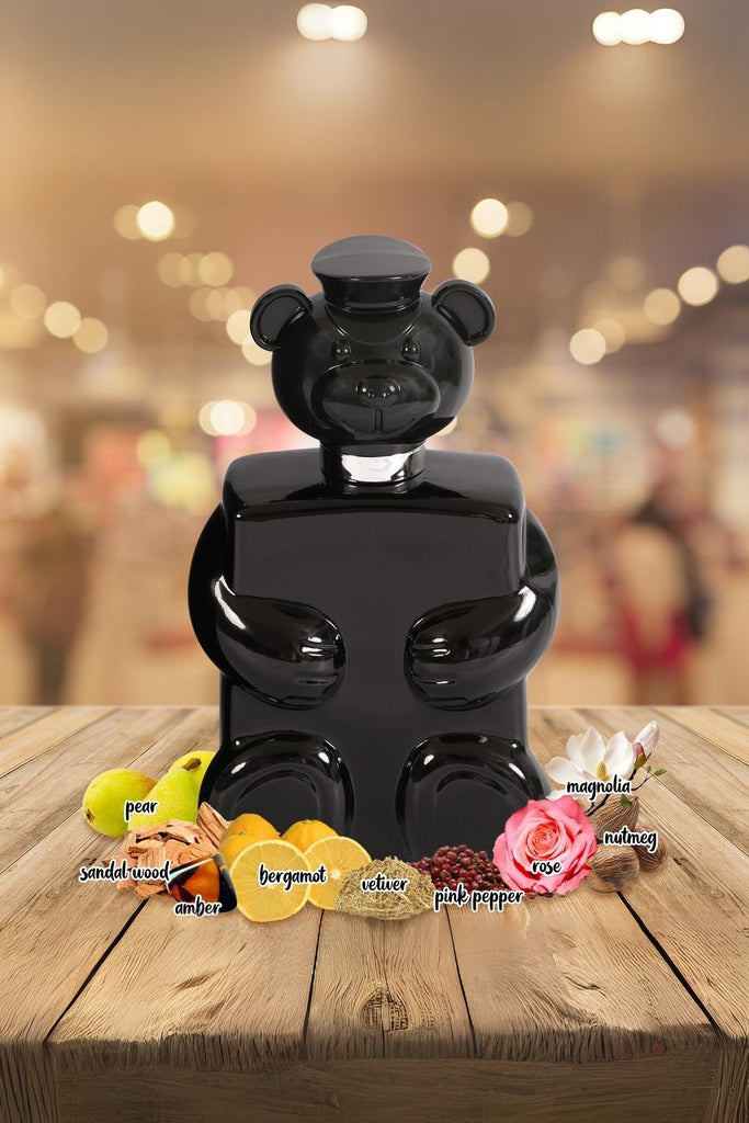 HONEY BEAR BLACK SPRAY PERFUME EAU DE PARFUM FOR MEN - 100ML/3.4FL.OZ. - Riah Fashion