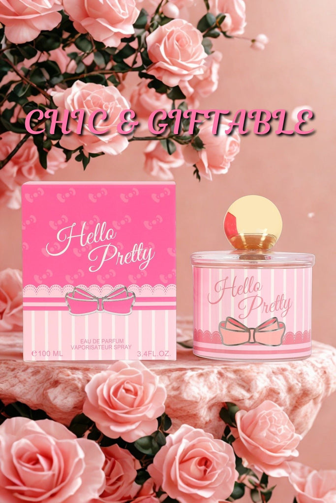 HELLO PRETTY SPRAY PERFUME EAU DE PARFUM FOR WOMEN - 100ML/3.4 FL.OZ.