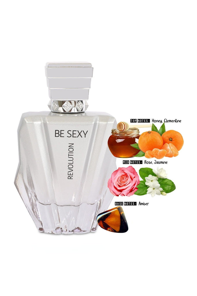 BE SEXY REVOLUTION SPRAY PERFUME EAU DE PARFUM FOR WOMEN - 100ML/3.4 FL.OZ. - Riah Fashion