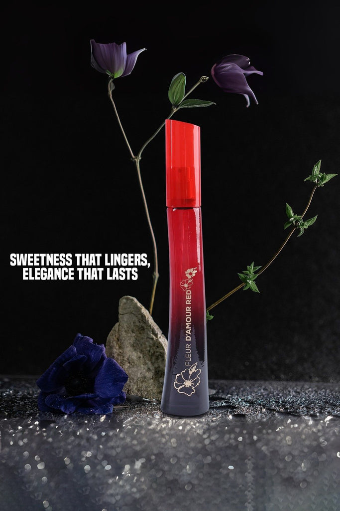 Fleur D'Amour Red Spray Perfume Eau De Parfum For Women - 100ml/3.4 fl.oz.