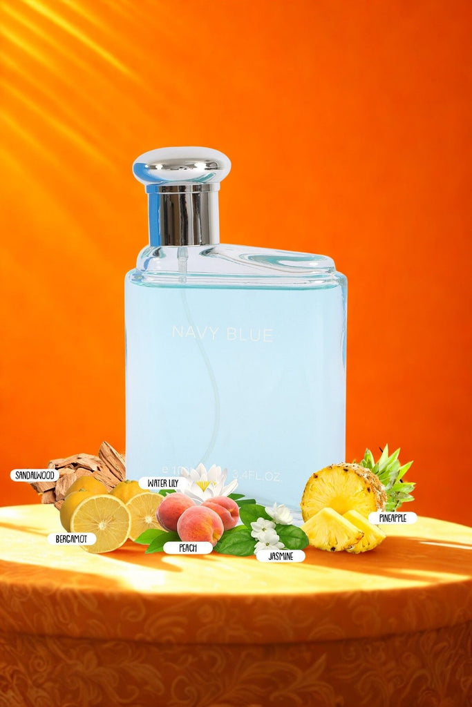 NAVY BLUE SPRAY COLOGNE EAU DE TOILETTE FOR MEN - 100ML/3.4 FL.OZ.