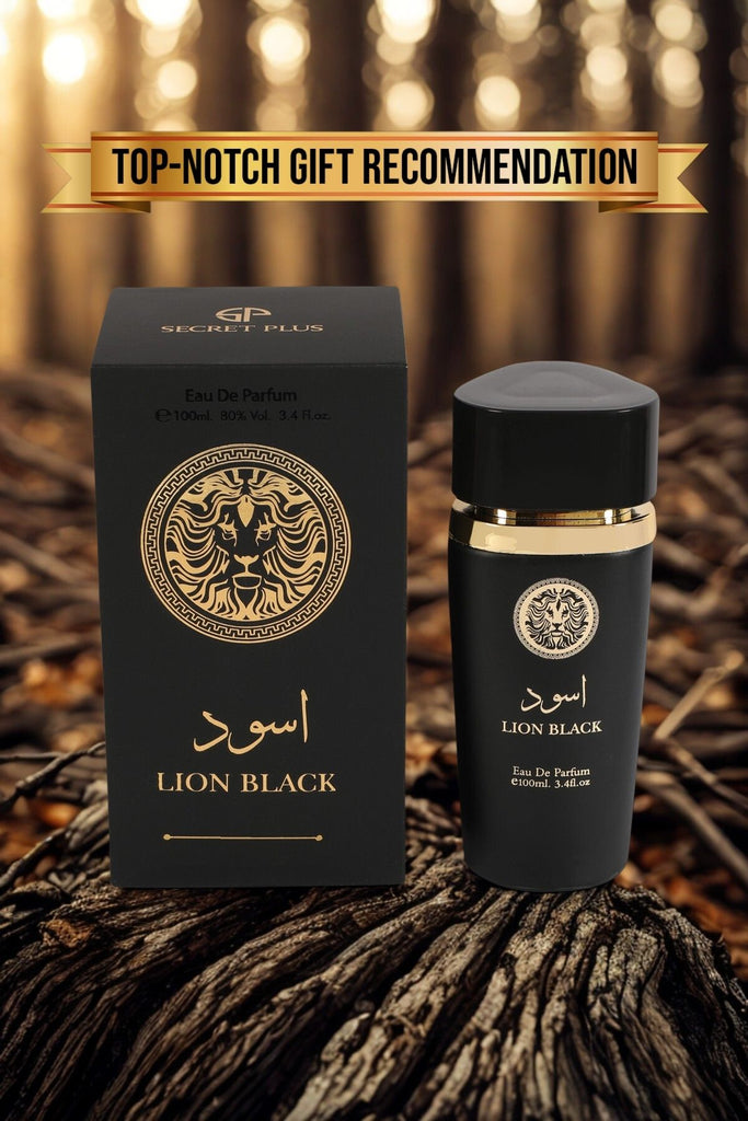 LION BLACK SPRAY PERFUME EAU DE PARFUM FOR MEN - 100ML/3.4 FL.OZ.
