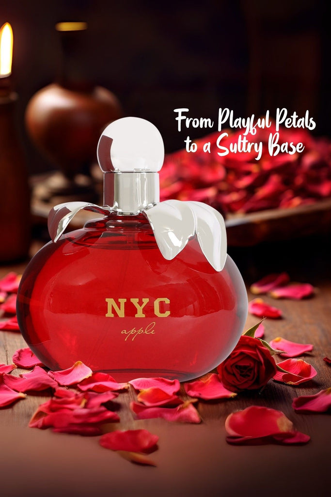 NYC APPLE RED SPRAY PERFUME EAU DE PARFUM FOR WOMEN - 100ML/3.4 FL.OZ.