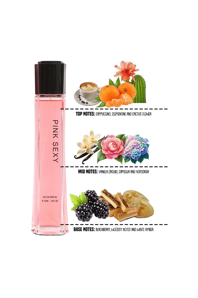 PINK SEXY SPRAY PERFUME EAU DE PARFUM FOR WOMEN - 100ML/3.4 FL.OZ.