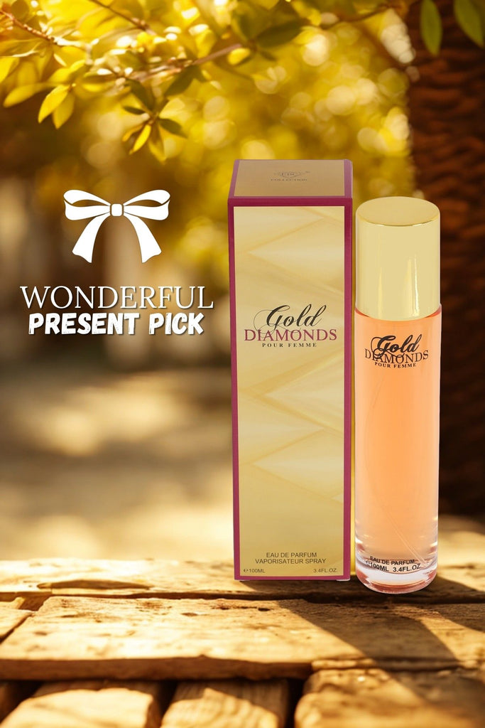 GOLD DIAMOND SPRAY PERFUME EAU DE PARFUM FOR WOMEN - 100ML/3.4 FL.OZ
