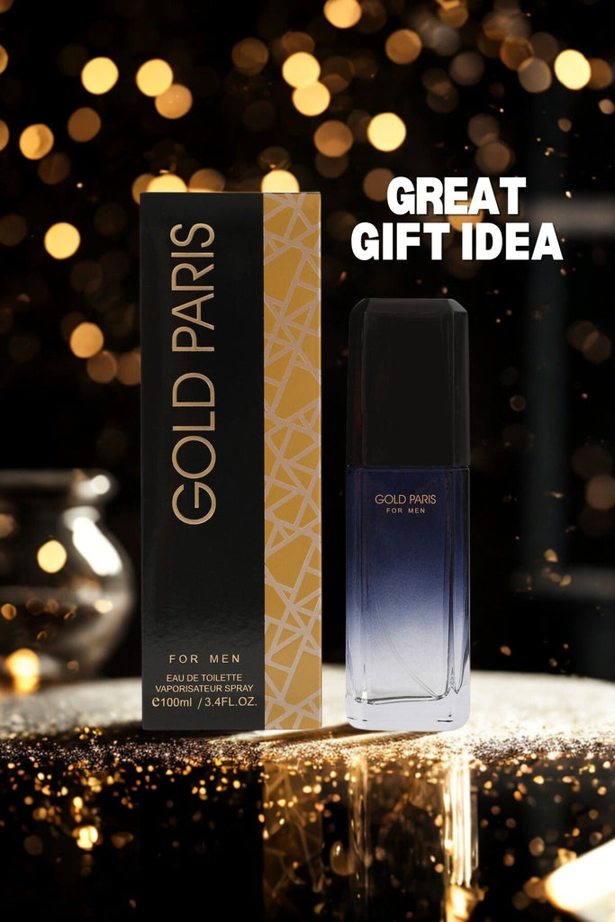 GOLD PARIS SPRAY COLOGNE EAU DE TOILETTE FOR MEN - 100ML/3.4 FL.OZ.