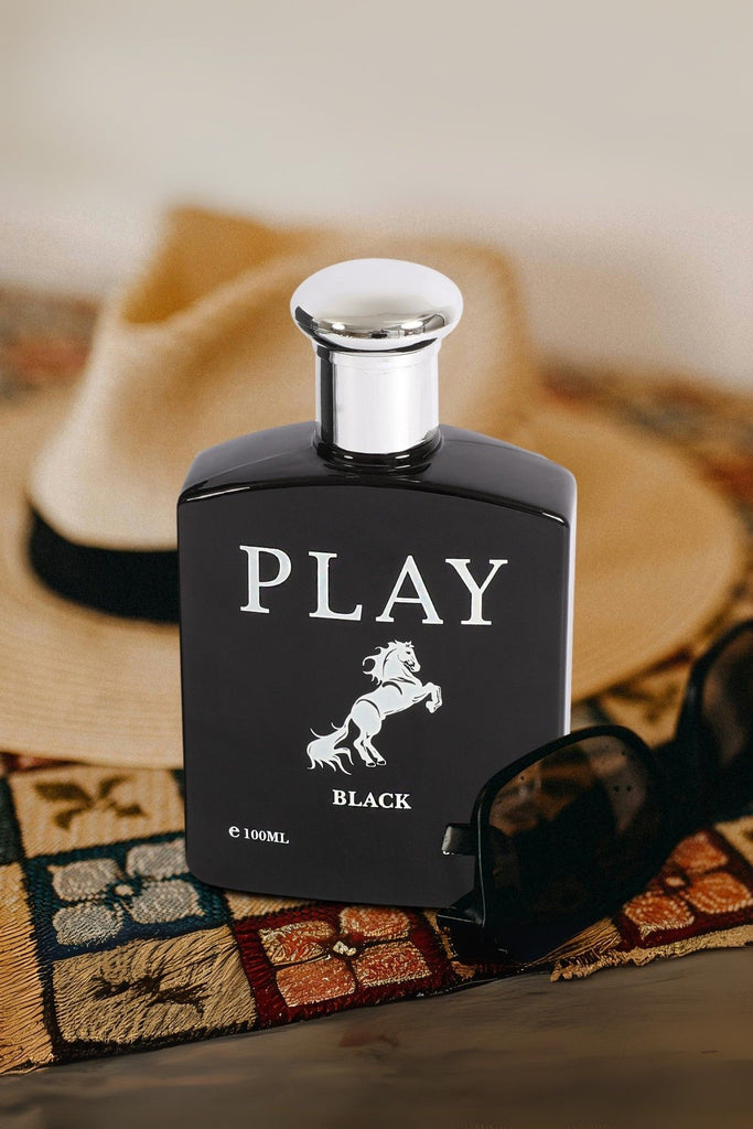 PLAY BLACK SPRAY COLOGNE EAU DE TOILETTE FOR MEN -100ML/3.4 FL.OZ.