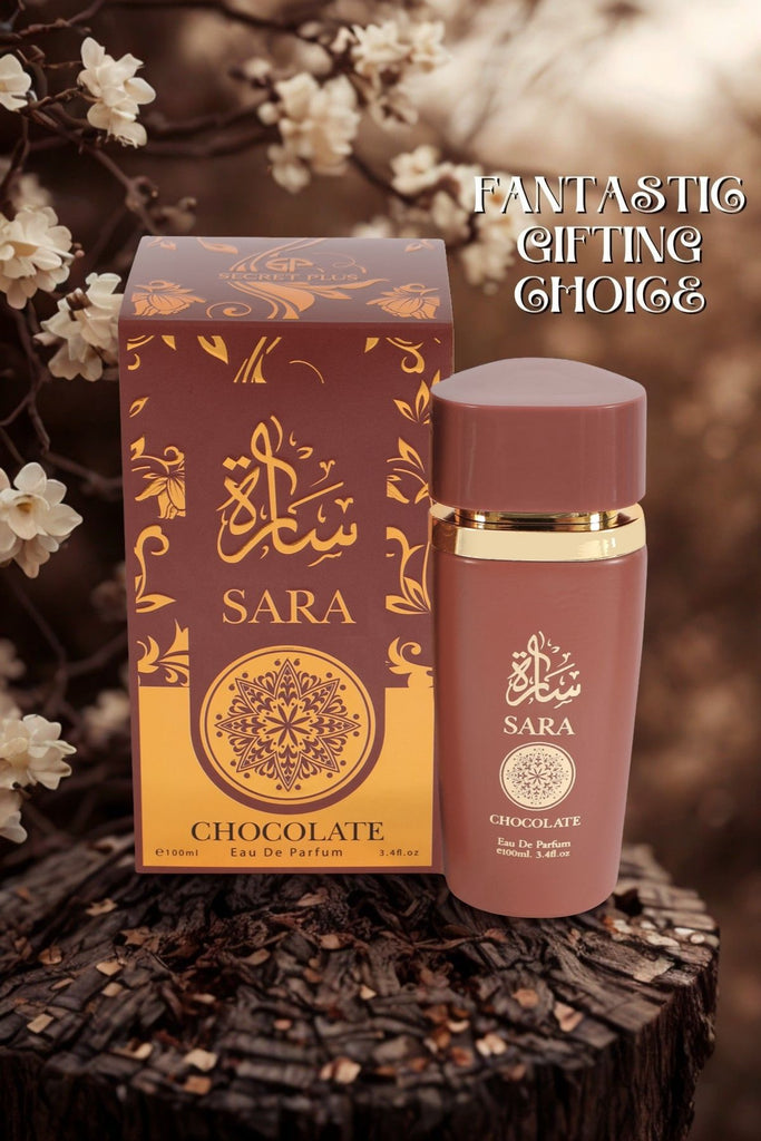 SARA CHOCOLATE SPRAY PERFUME EAU DE PARFUM FOR MEN AND WOMEN- 100ML/3.4 FL.OZ. - Riah Fashion