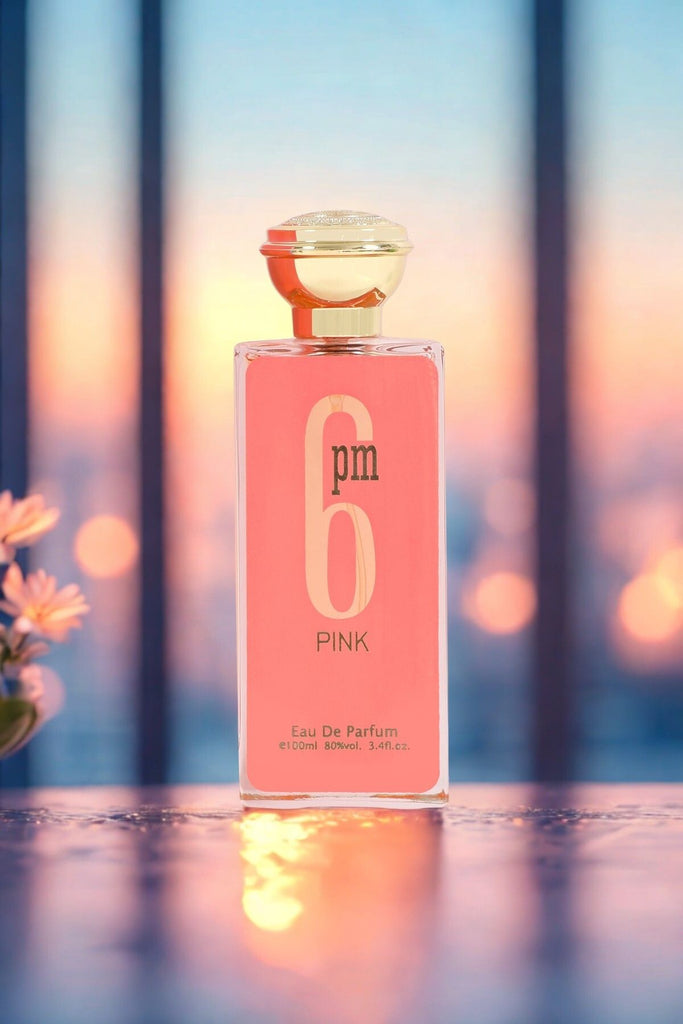6 PM PINK SPRAY PERFUME EAU DE PARFUM FOR WOMEN - 100ML/3.4FL.OZ. - Riah Fashion