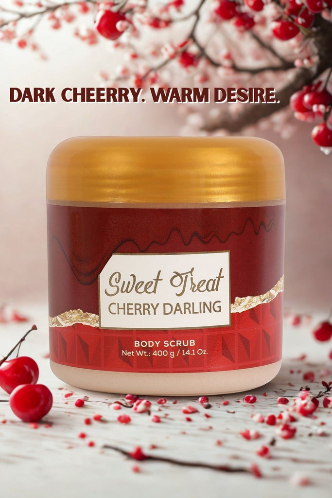SWEET TREAT CHERRY DARLING BODY SCRUB FOR WOMEN - 400G/14.1 OZ.