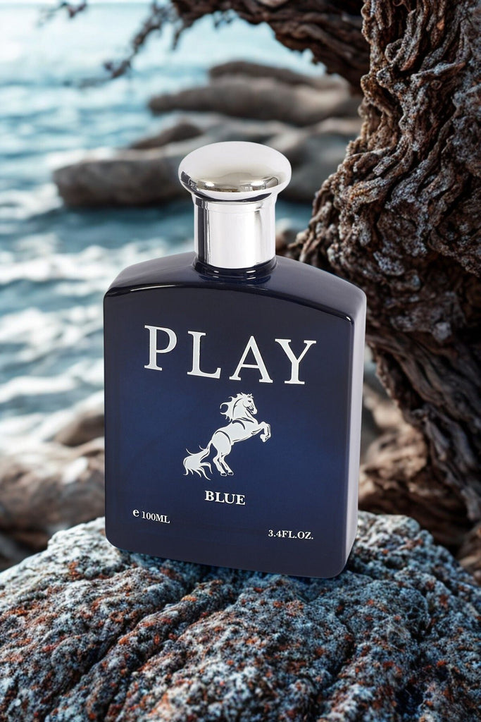 PLAY BLUE SPRAY COLOGNE EAU DE TOILETTE FOR MEN - 100ML/3.4 FL.OZ.