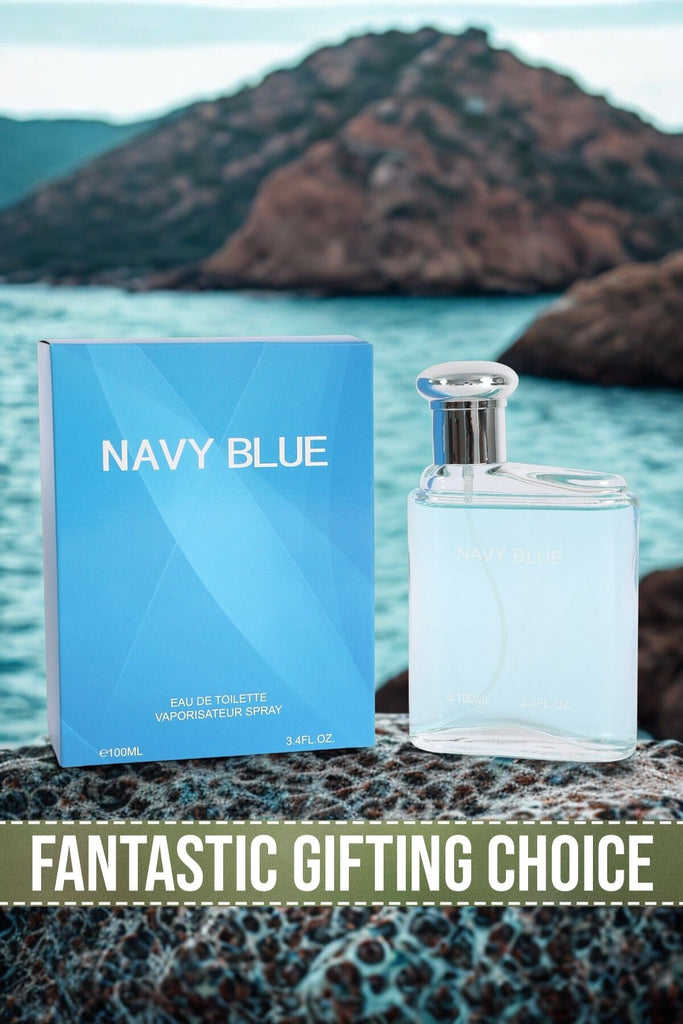NAVY BLUE SPRAY COLOGNE EAU DE TOILETTE FOR MEN - 100ML/3.4 FL.OZ.