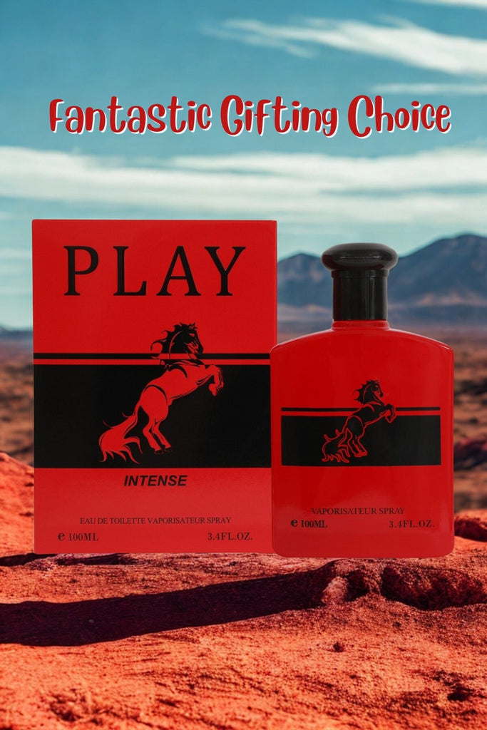 PLAY INTENSE SPRAY COLOGNE EAU DE TOILETTE FOR MEN - 100ML/3.4 FL.OZ.