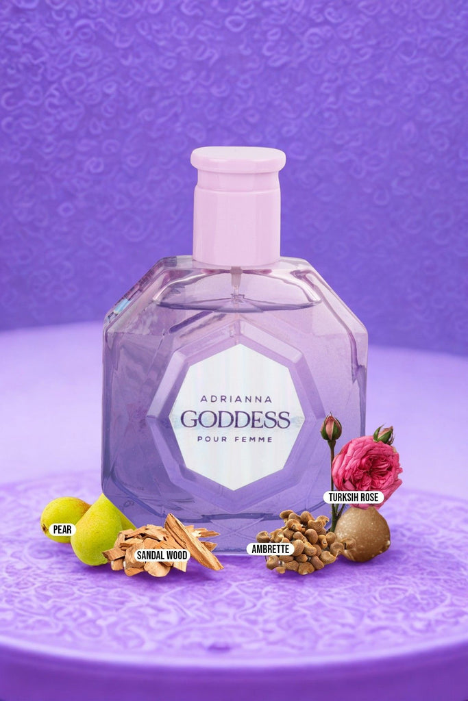ADRIANNA GODDESS SPRAY PERFUME EAU DE PARFUM FOR WOMEN - 100ML/3.4 FL.OZ.