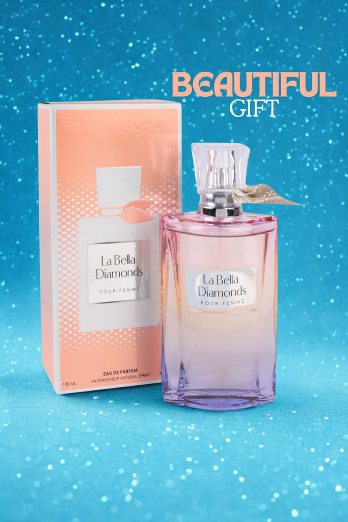 LA BELLA DIAMONDS SPRAY PERFUME FOR WOMEN 100ML/3.4 FL.OZ,