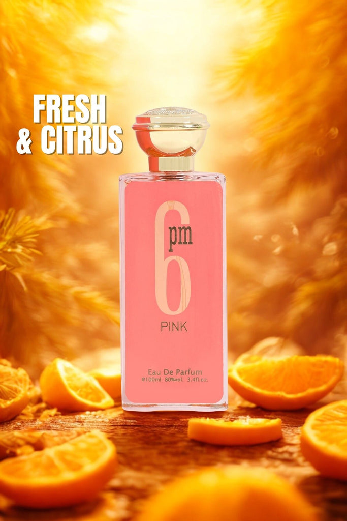 6 PM PINK SPRAY PERFUME EAU DE PARFUM FOR WOMEN - 100ML/3.4FL.OZ. - Riah Fashion