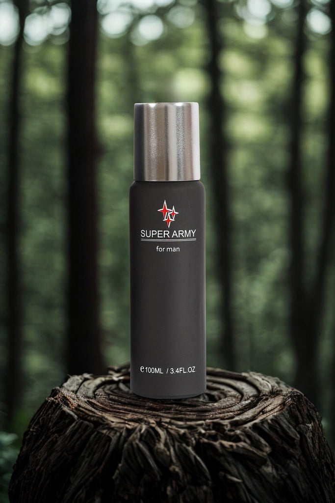 SUPER ARMY SPRAY COLOGNE EAU DE TOILETTE FOR MEN - 100ML/3.4 FL.OZ.