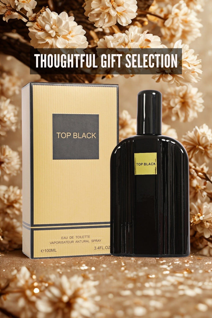 TOP BLACK SPRAY COLOGNE EAU DE TOILETTE FOR MEN - 100ML/3.4 FL.OZ
