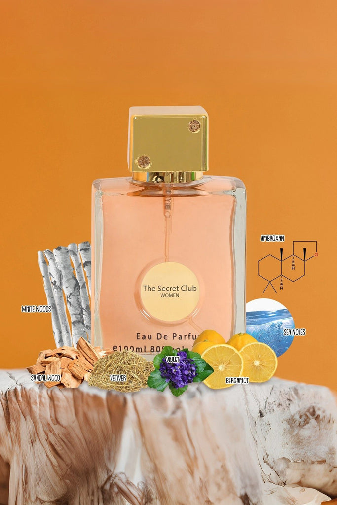 THE SECRET CLUB SPRAY PERFUME EAU DE PARFUM FOR WOMEN - 100ML/3.4FL.OZ. - Riah Fashion