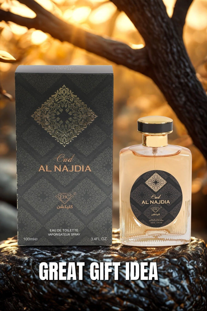 OUD AL NAJDIA SPRAY COLOGNE EAU DE TOILETTE FOR MEN - 100ML/3.4 FL.OZ