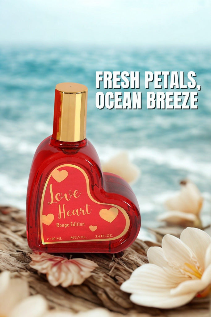 LOVE HEART ROUGE EDITION SPRAY PERFUME EAU DE PARFUM FOR WOMEN - 100ML/3.4 FL.OZ.