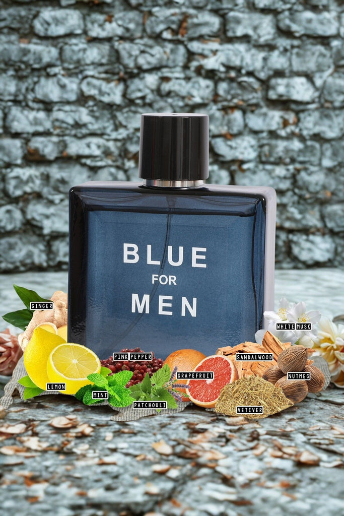 BLUE SPRAY COLOGNE EAU DE TOILETTE FOR MEN - 100ML/3.4 FL.OZ.