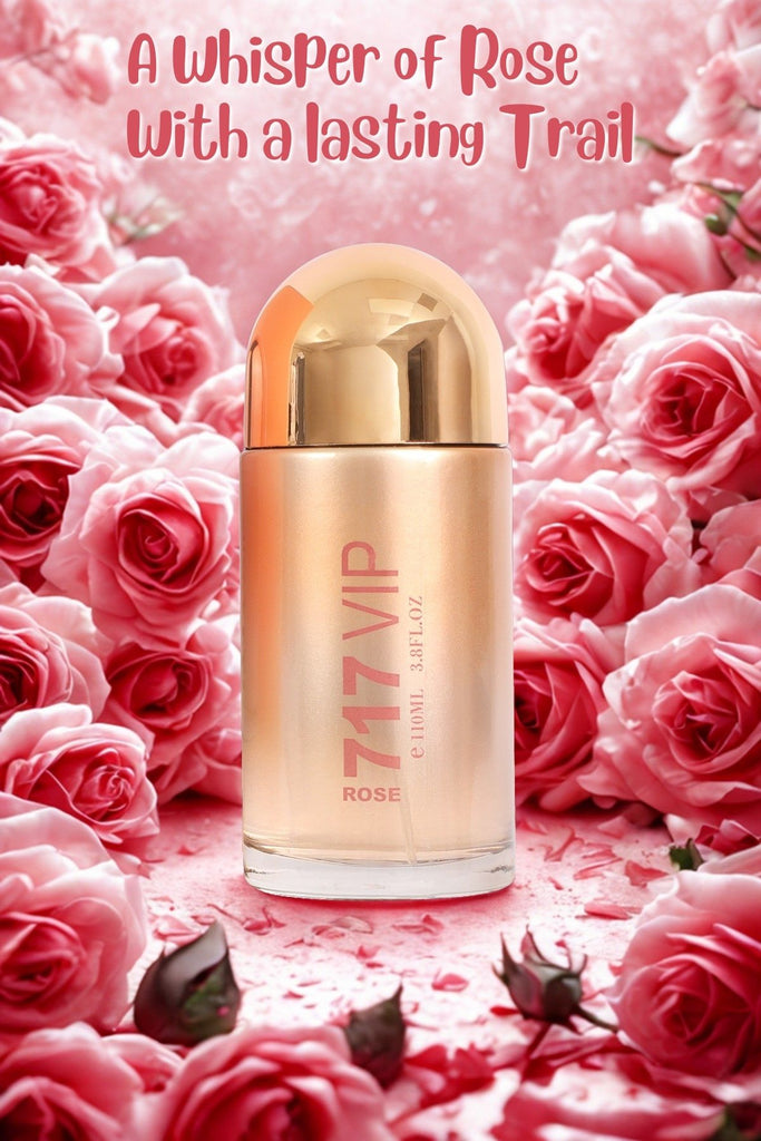 717 VIP ROSE SPRAY PERFUME EAU DE PARFUM FOR WOMEN - 110ML/3.8 FL.OZ