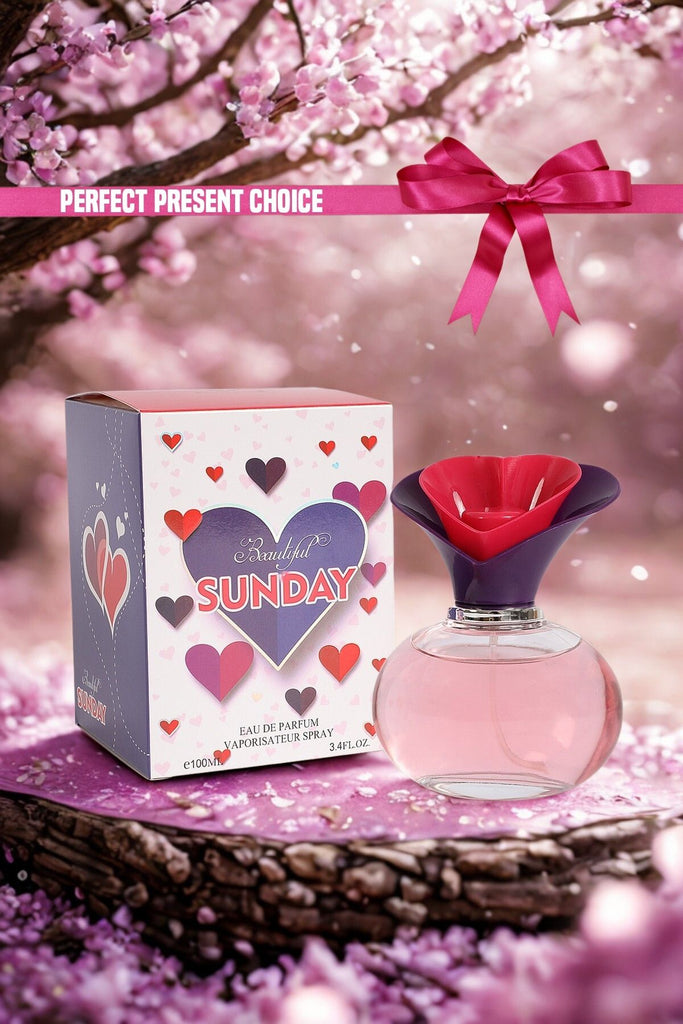 BEAUTIFUL SUNDAY SPRAY PERFUME EAU DE PARFUM FOR WOMEN - 100ML/3.4 FL.OZ.