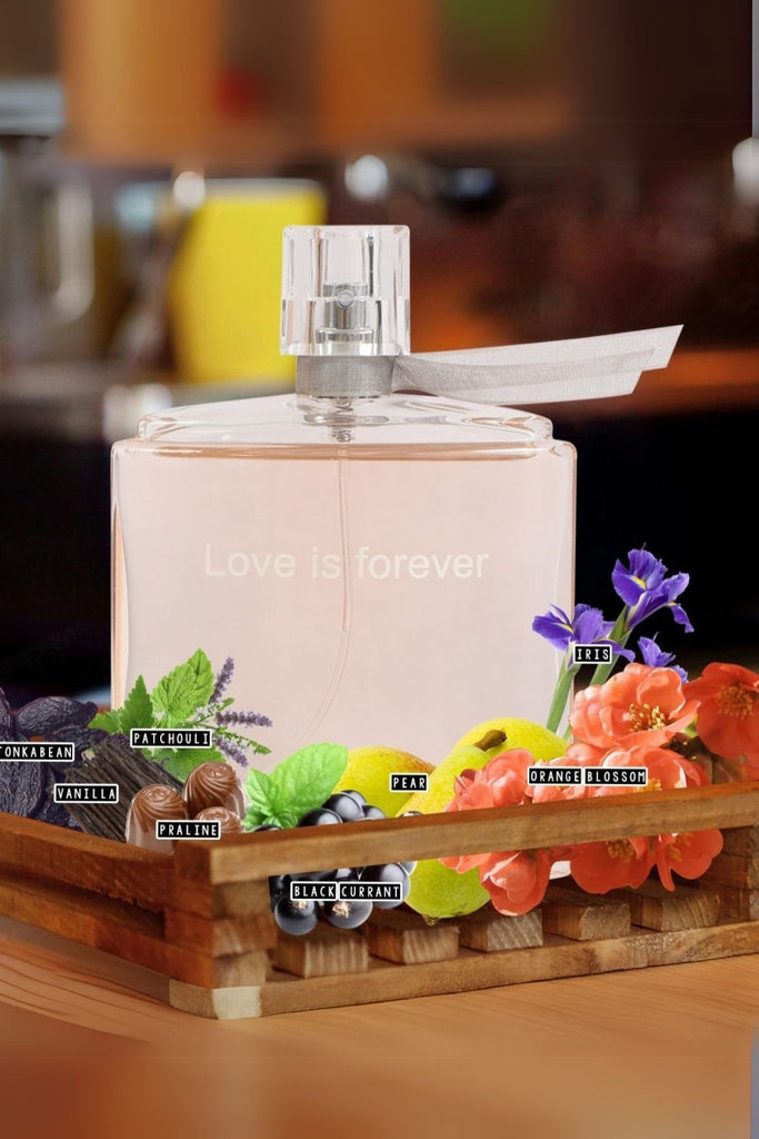 LOVE IS FOREVER SPRAY PERFUME EAU DE PARFUM FOR WOMEN - 100ML/3.4 FL.OZ.