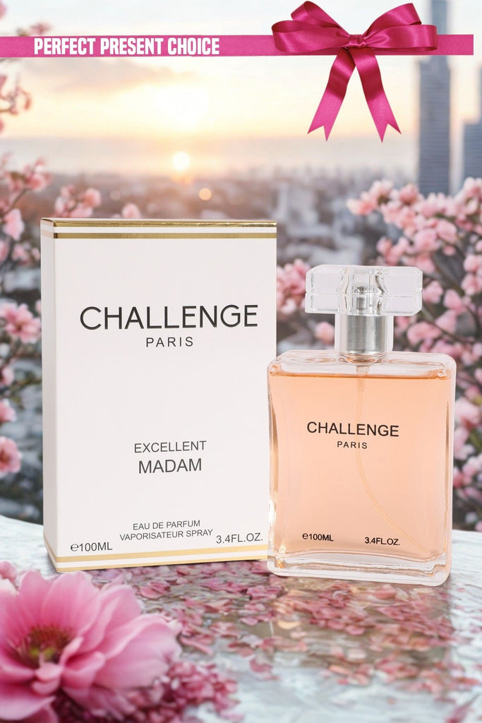CHALLENGE PARIS SPRAY PERFUME EAU DE PARFUM FOR WOMEN - 100ML/3.4 FL.OZ.