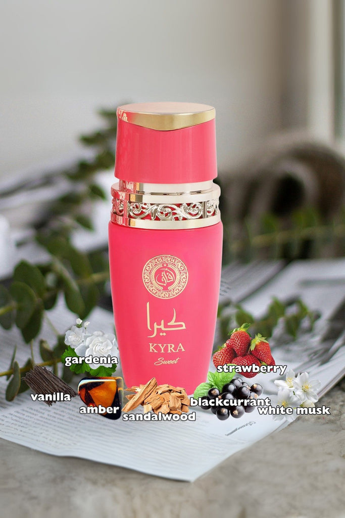 KYRA SWEET SPRAY PERFUME EAU DE PARFUM FOR WOMEN - 100ML/3.4FL.OZ.