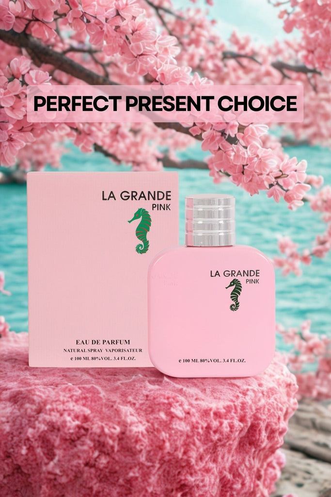 LA GRANDE PINK SPRAY PERFUME EAU DE PARFUM FOR WOMEN - 100ML/3.4 FL.OZ.
