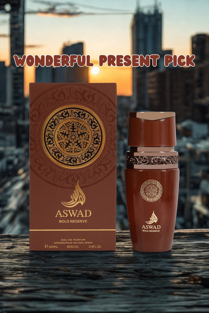 ASWAD BOLD RESERVE SPRAY PERFUME EAU DE PARFUM FOR MEN - 100ML/3.4FL.OZ.