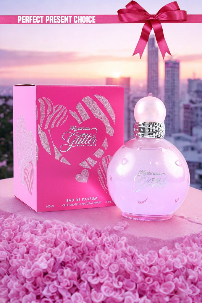 MYSTERIOUS GLITTER SPRAY PERFUME EAU DE PARFUM FOR WOMEN - 100ML/3.4 FL.OZ.
