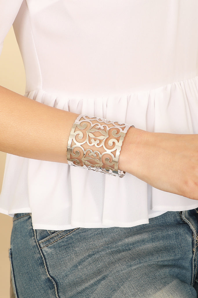 BOHO PATTERN CUFF BRACELET