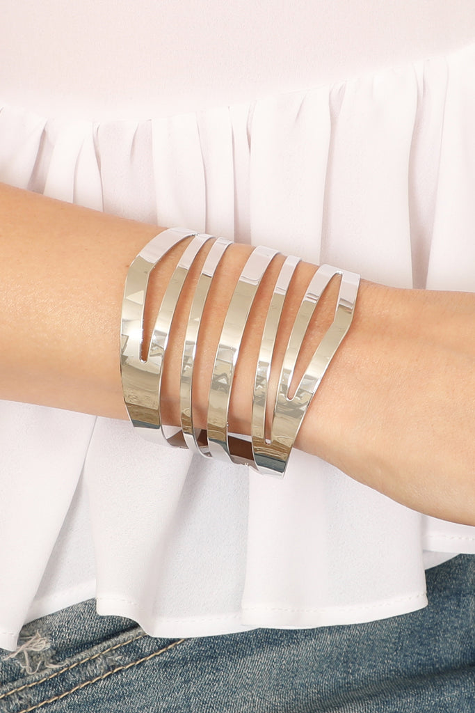 LAYERED CUFF BRACELET