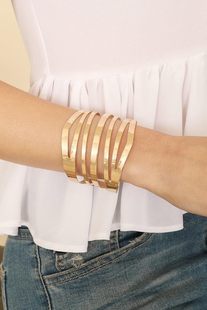LAYERED CUFF BRACELET