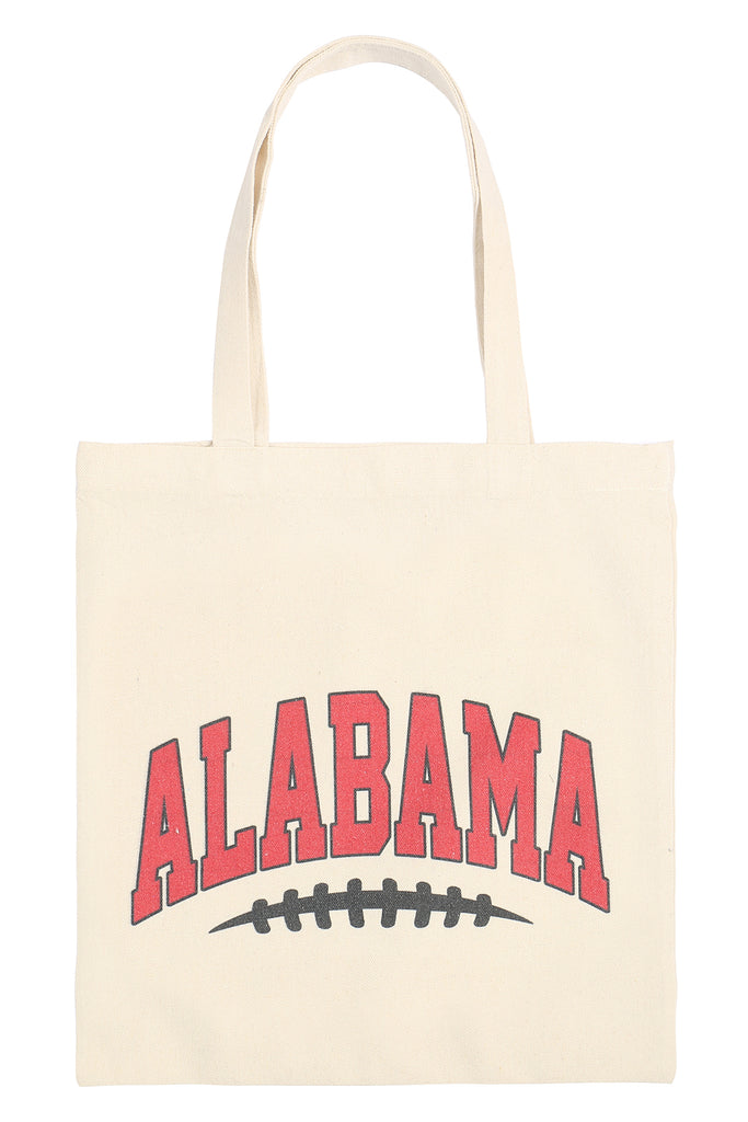 ALABAMA MINIMALIST PRINT TOTE BAG