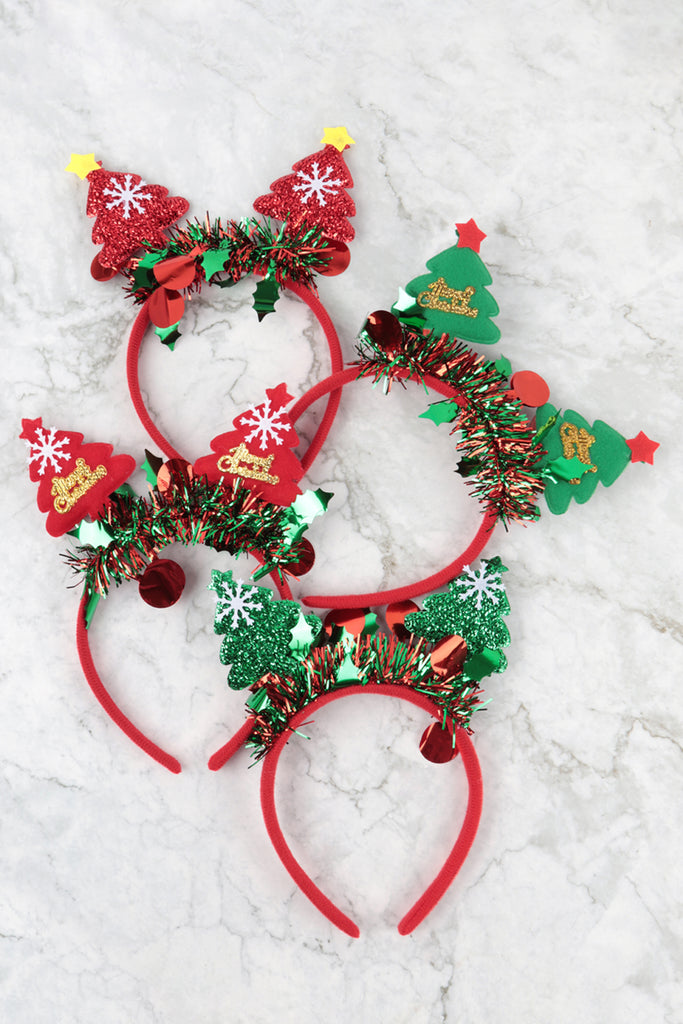 CHRISTMAS TREE HEADBAND HAIR ACCESSORIES