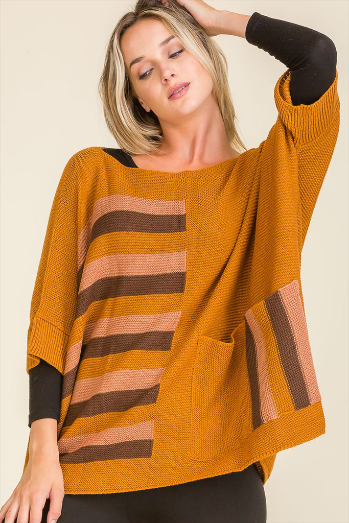 PONCHO WITH POCKET3 ASSORTED COLORS